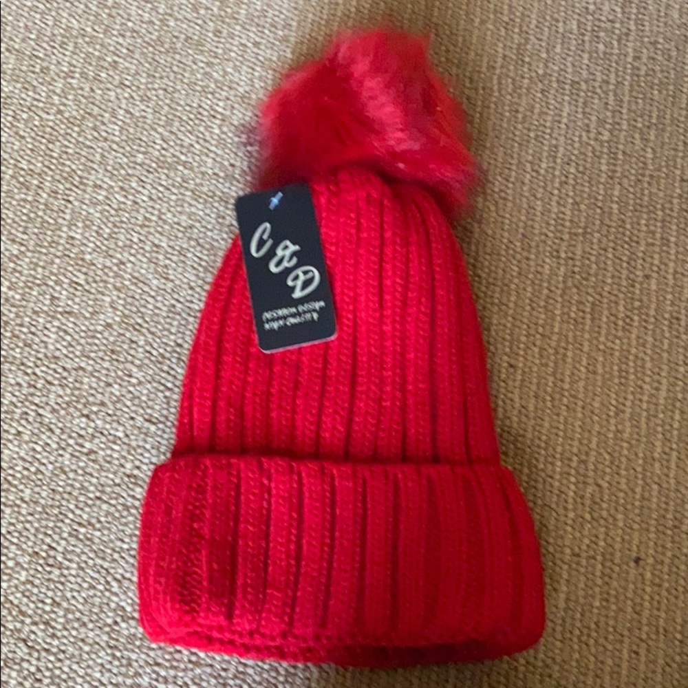 Red Winter hat